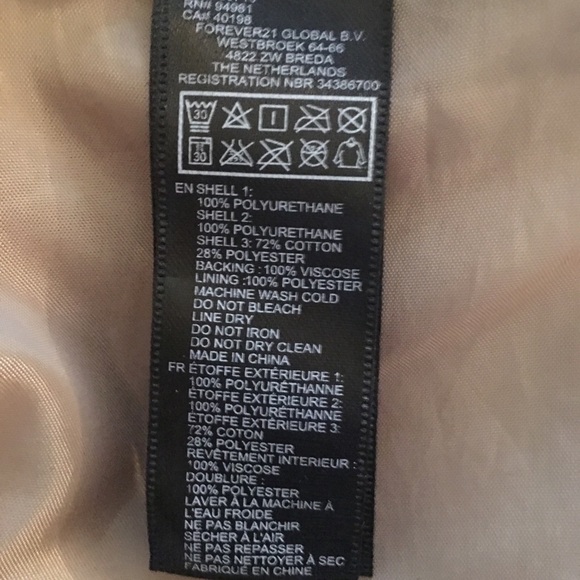 FOREVER 21 BOMBER JACKET - Picture 6 of 7